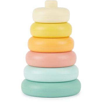 Bieco Silicone Stacking Tower Tropical Vibes inele inserabile - imagine 2